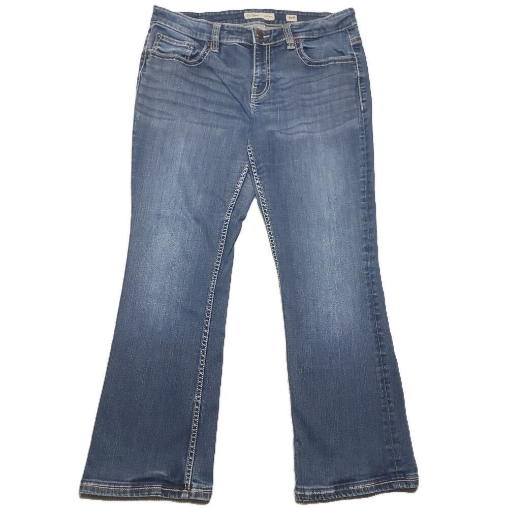 BKE Payton Bootcut Jeans Womens Size 32x31.5 Stretch Mid Rise Blue Pants
